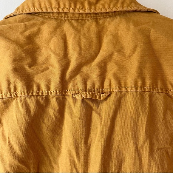 🌼 5/$25 H&M L.O.G.G. Mustard Yellow Boys Button Down Shirt Long Sleeve Size 5-6Y - Picture 11 of 11